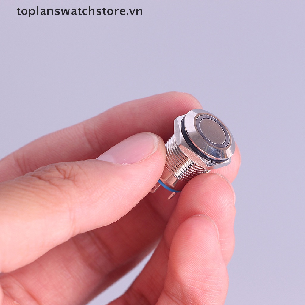 Vòng công tắc đèn LED bằng kim loại 12mm