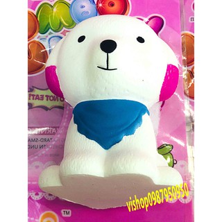 SQUISHY CHÓ CON ĐEO YẾM XANH (thaolinh950)