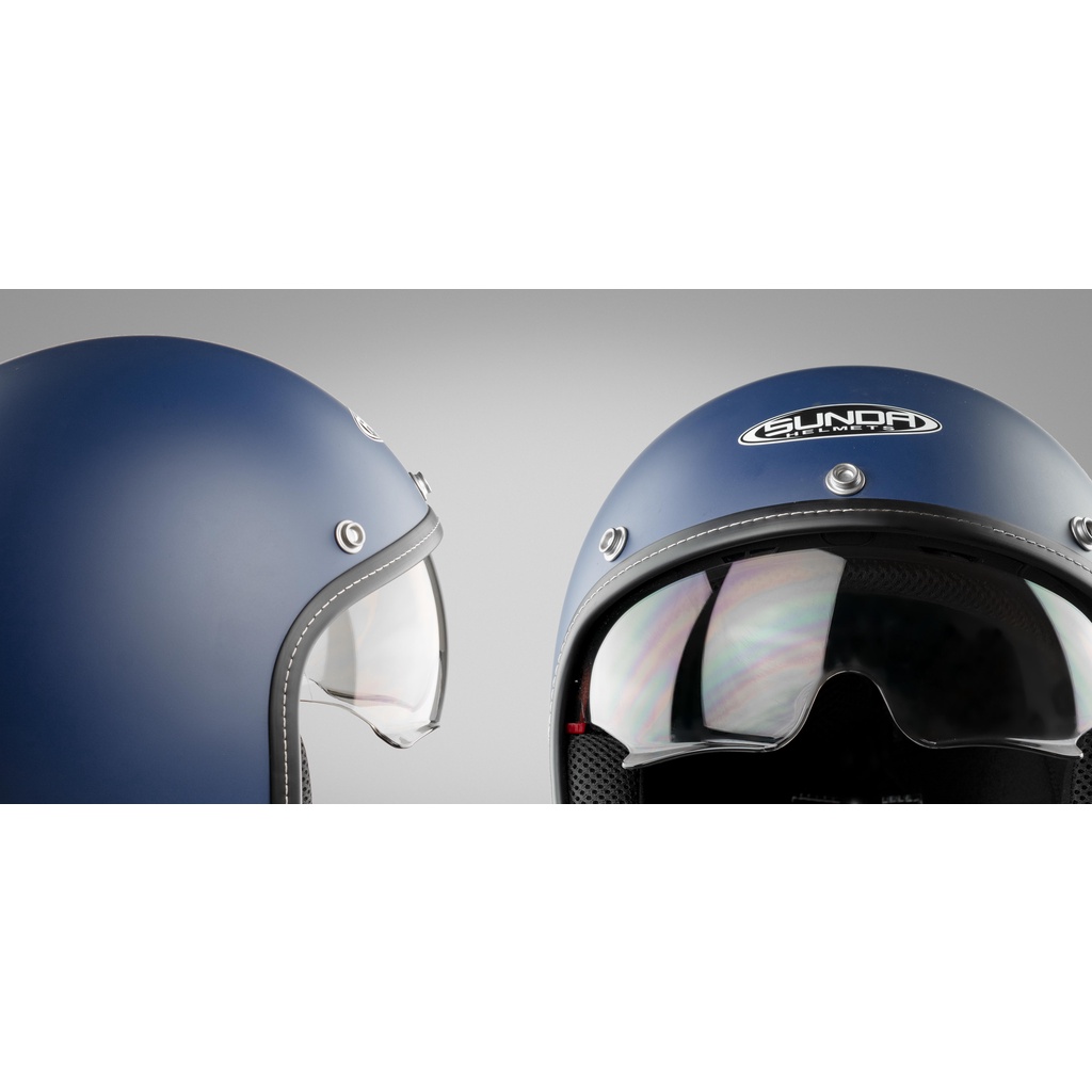 Mũ bảo hiểm 3/4 SUNDA 388 kính âm. Hàng chính hãng, bảo hành 2 năm.