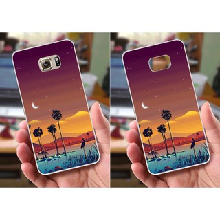 Ốp lưng Samsung Note 5 (dẻo viền trắng trong) - Hoa Cỏ Mùa Xuân