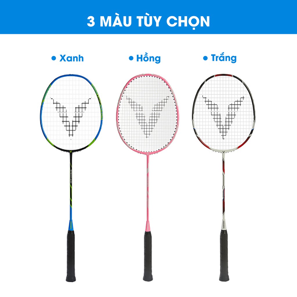 Vợt Cầu Lông Veidoorn Khung Carbon Cao Cấp, Siêu Nhẹ 85g Chính Hãng 3 Màu Tùy Chọn - AMBERVIETNAM