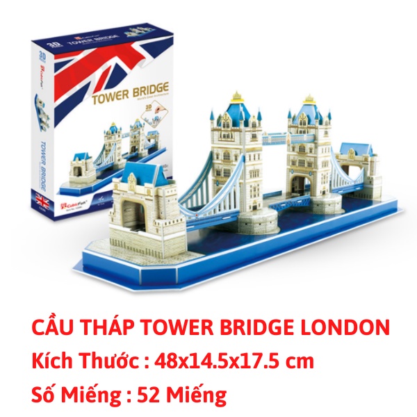 Mô Hình Lắp Ghép 3D Cubic Fun Các Thành Phố Nổi Tiếng Thế Giới : Paris, London, New York, Moscow, Thượng Hải, Bắc Kinh