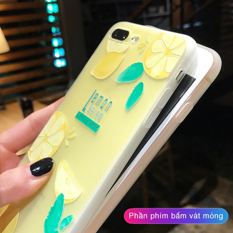 Ốp QUẢ CHANH 🍋 cho iPhone 6 6 plus 7plus x xsmax 11 11pro 11promax 12 12pro12promaloại ốp dẻo,chất mịn chống bám bẩn tốt
