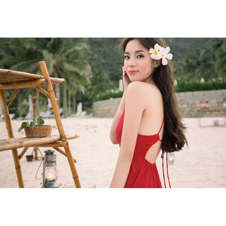 Hoa cài tóc đi biển siêu dễ thương