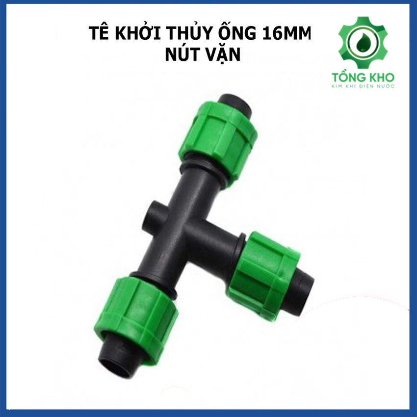 Tê chia ống giọt ống 16mm loại vặn - sản phẩm chính hãn Tổng kho kim khí điện nước