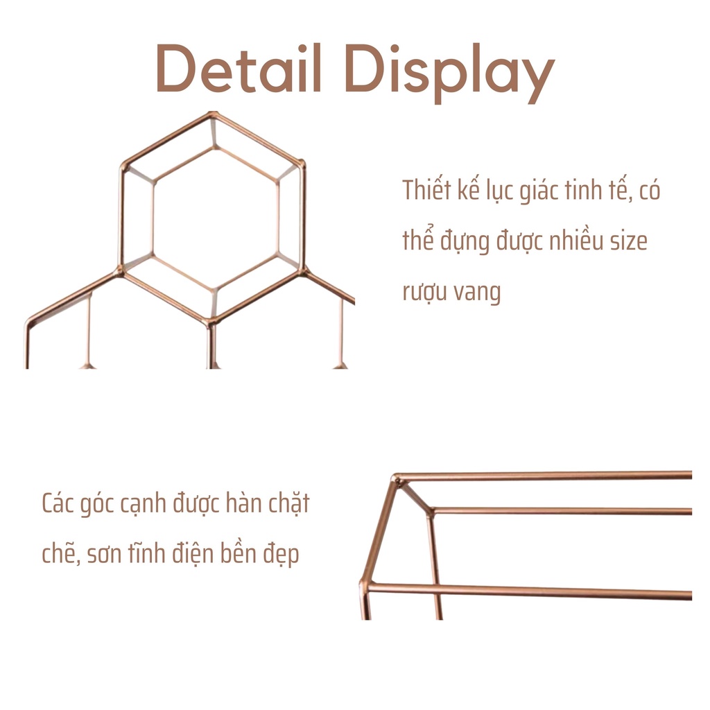 Khay đựng Champagne, giá đựng chai lọ phong cách độc đáo - cutam.homedecor
