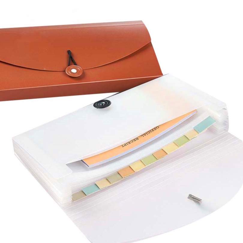 Tệp đựng tài liệu bằng nhựa PP chống thấm nước thiết kế nhỏ gọn tiện dụng | BigBuy360 - bigbuy360.vn