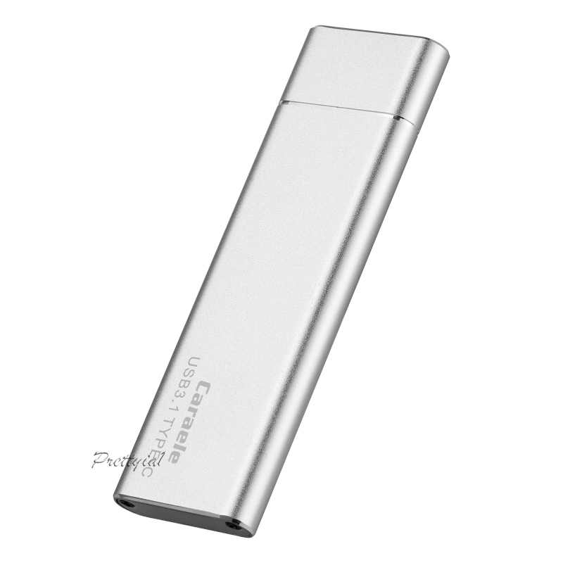 [PRETTYIA1]Portable SSD USB3.1 SSD Data Transfer Solid State Drive for Phone PC