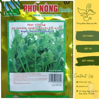Hạt giống phú nông - bí đỏ ngọn gói 10g - hạt giống - rau ăn quả