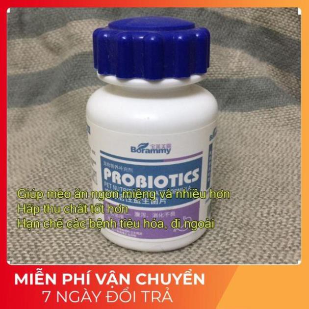 [CHÍNH HÃNG] Men tiêu hoá PROBIOTIC cho chó mèo, hỗ trợ đường tiêu hoá, hấp thu dinh dưỡng toàn diện lọ 180v