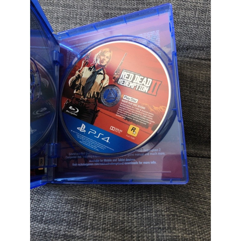 Red dead redemtion 2 hệ máy PS4 2nd used còn mới