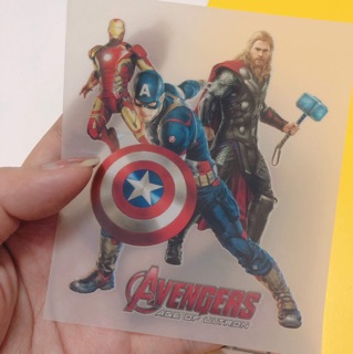 Sticker ủi, hình ủi, patch ủi Anvenger (Phụ liệu may vá trang trí quần áo may mặc, Handmade, DIY)