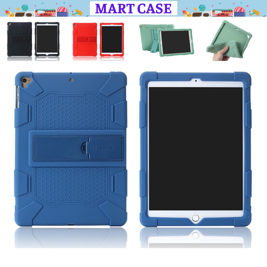 ốp ipad - ốp lưng ipad Silicon Chống Sốc có giá đỡ iPro 9.7/10.5/Air 3/10.2 gen 7/8 /Air 1/Air 2/2017/2018...MART CASE