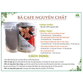 Bã cà phê Khô ( bã cafe ) cực thơm đắp mặt và body