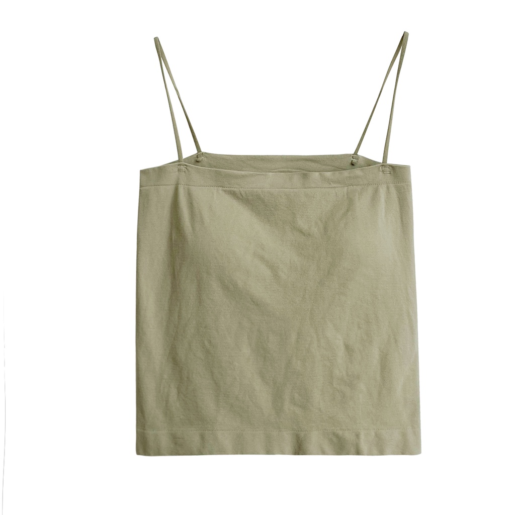 Áo Hai Dây Ngắn Có Mút Đệm Ngực Cho Nữ