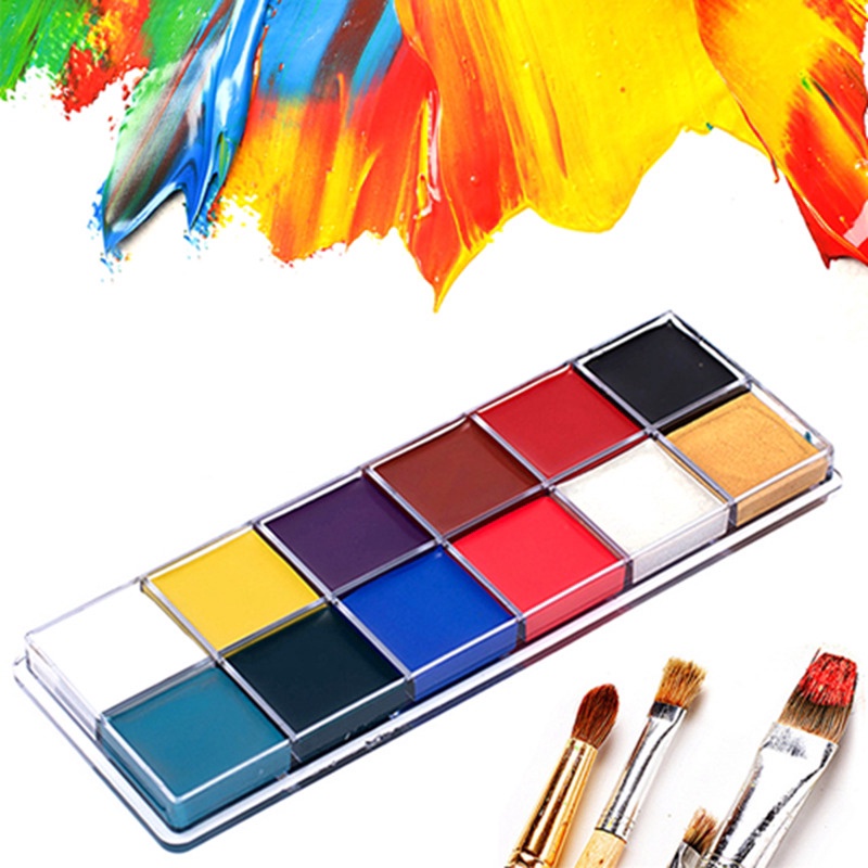 Bảng màu vẽ cơ thể hóa trang Halloween Xh95d 12 màu sắc | BigBuy360 - bigbuy360.vn