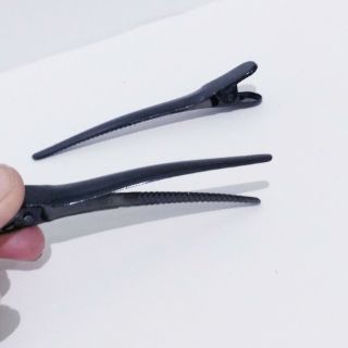 Combo 4 kẹp tóc mỏ vịt sắt màu đen (6cm/8cm)