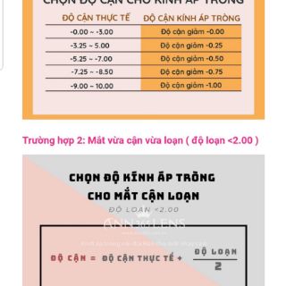 Lens Hàn nâu choco 1 ngày Ann có độ