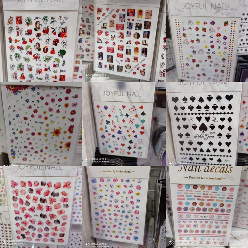 Sticker trang trí móng mua 10 tặng 1 - LanChiNail