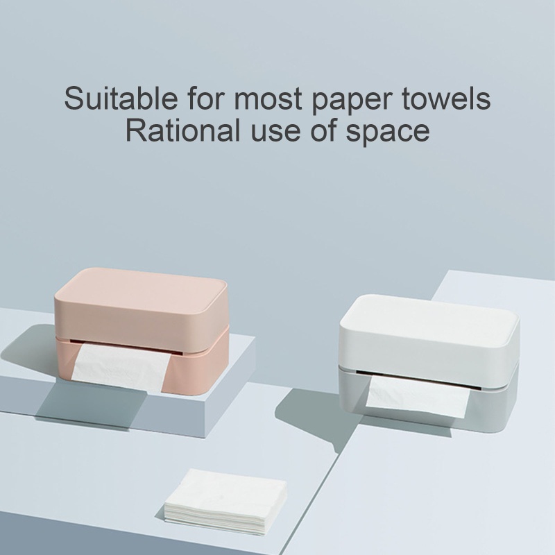 Hộp Đựng Khăn Giấy Rút Siêu Đơn Giản Chống Trượt