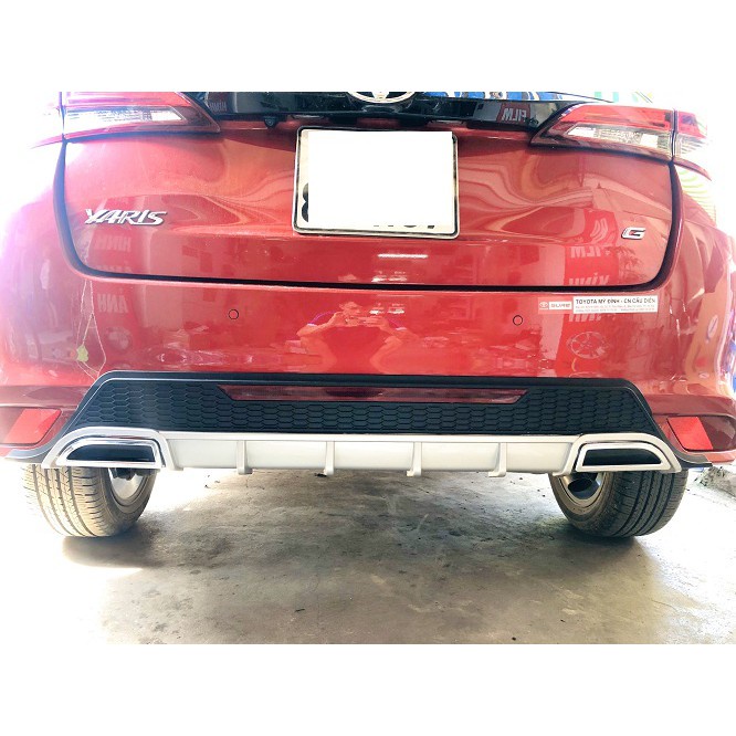 Lippo, líp pô, Lip chia pô xe Toyota Yaris 2018 - 2021 Hàng Cao Cấp