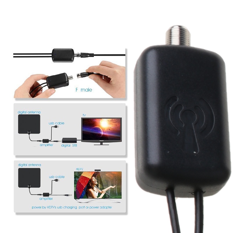 Bộ Khuếch Đại Tín Hiệu HDTV 25db Cải Thiện Tần Số Trọng Lượng Nhẹ