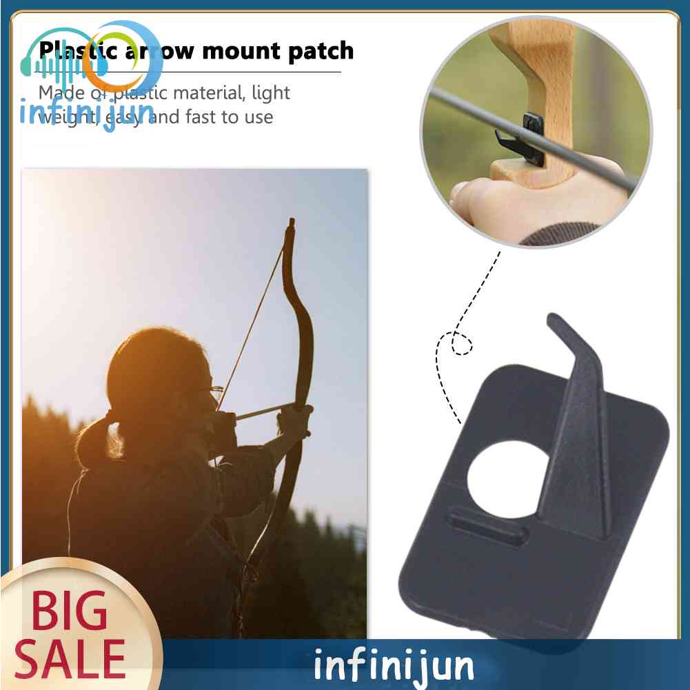 Set 10 Đệm Tự Dính Bằng Nhựa Cho Cung Tên Trái / Phải