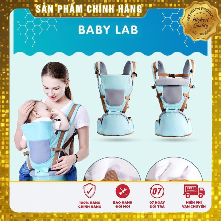 Đai địu ngồi Baby Lab nhiều tư thế thuận tiện cho mẹ, an toàn cho bé