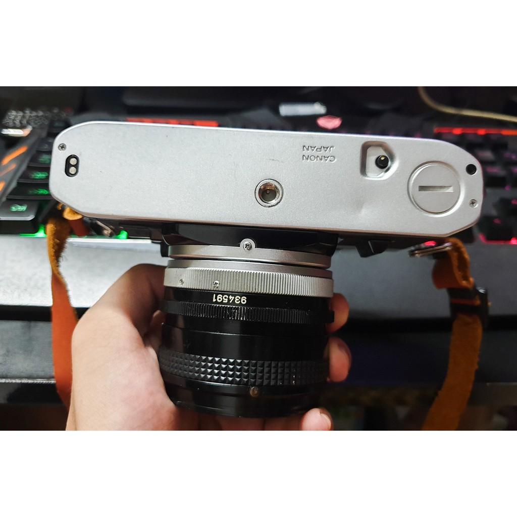 Máy ảnh Film Canon AE-1 + 50mm F1.8 SC - Đẹp 95%