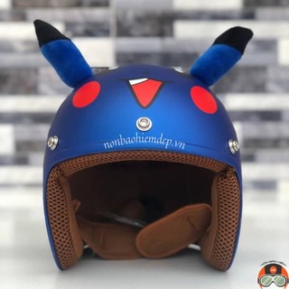 Nón bảo hiểm trẻ em 3/4 Pikachu đủ màu - An toàn - Chính hãng