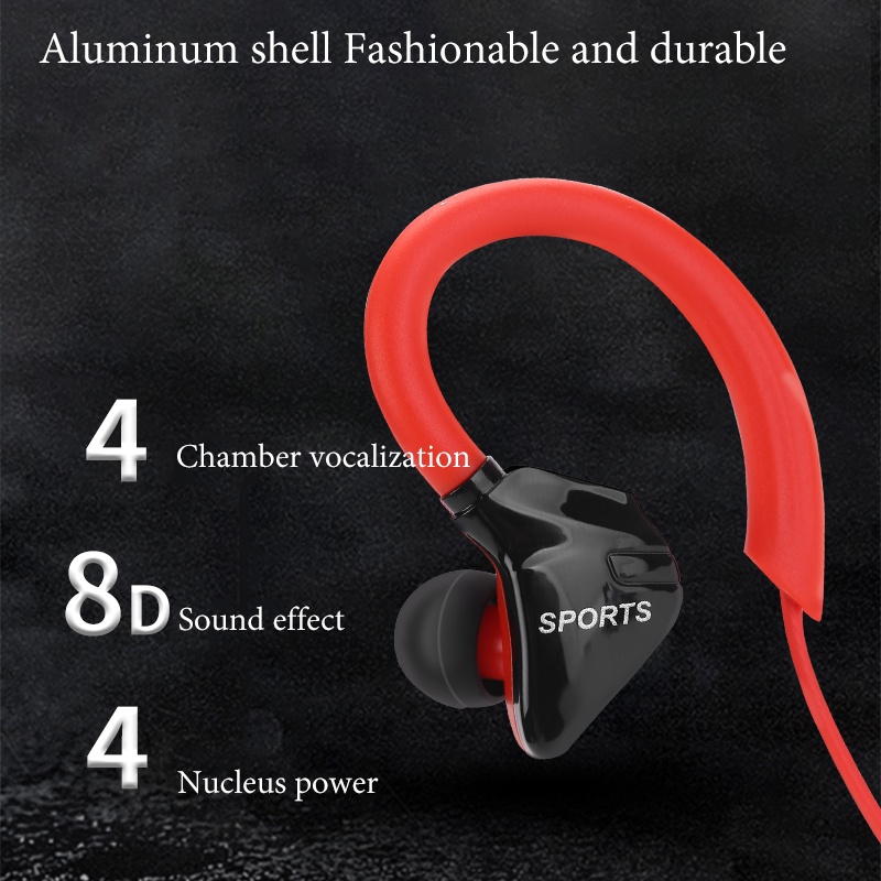 Tai nghe nhét tai SPRISE có dây giắc cắm 3.5mm chống ồn nhiều màu sắc tùy chọn phong cách thể thao
