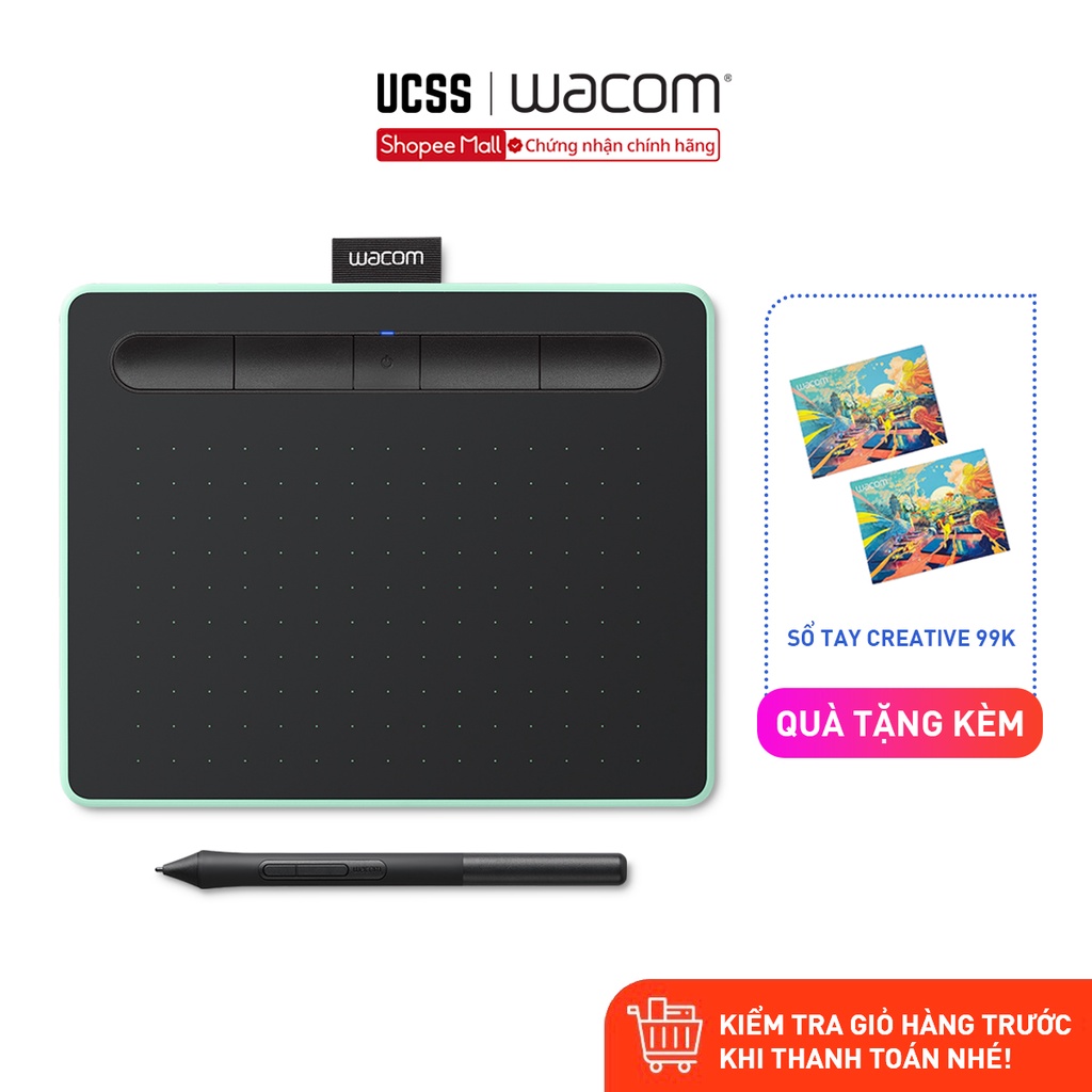 Bảng Vẽ Điện Tử Wacom Intuos S Bluetooth CTL-4100WL