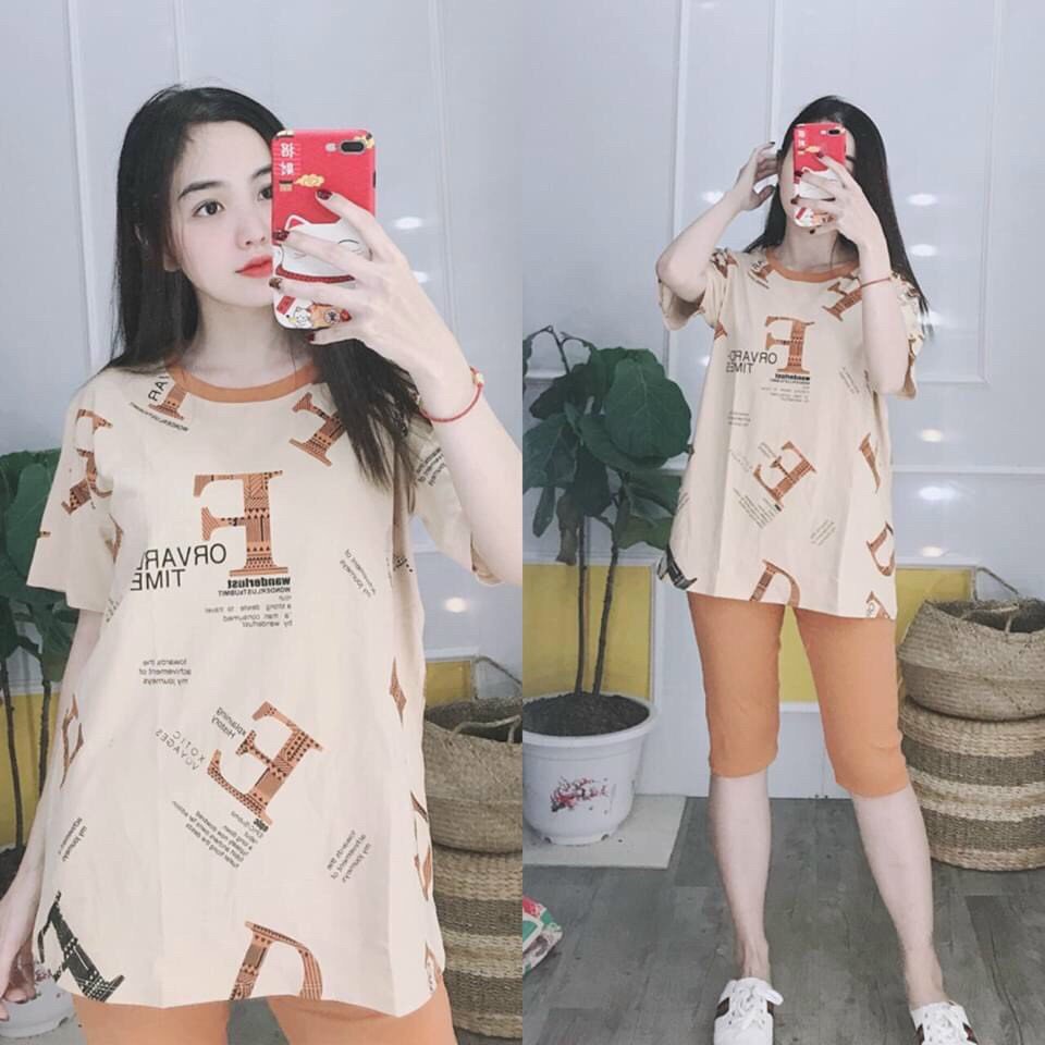 ĐỒ BỘ LƯUNGX NỮ FE THUN COTTON MẶC NHÀ