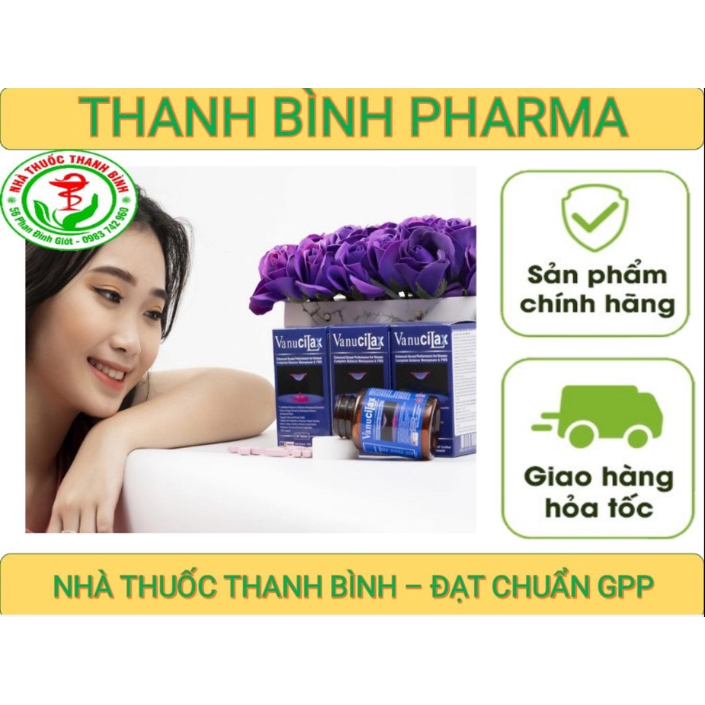 VANUCILAX - NHẬP KHẨU MỸ - HỖ TRỢ TĂNG CƯỜNG NỘI TIẾT TỐ NỮ - GIẢM CÁC TRIỆU CHỨNG THỜI KỲ TIỀN MÃN KINH VÀ MÃN KINH