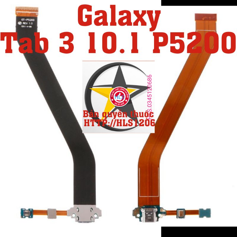 Cụm chân sạc Tab 3