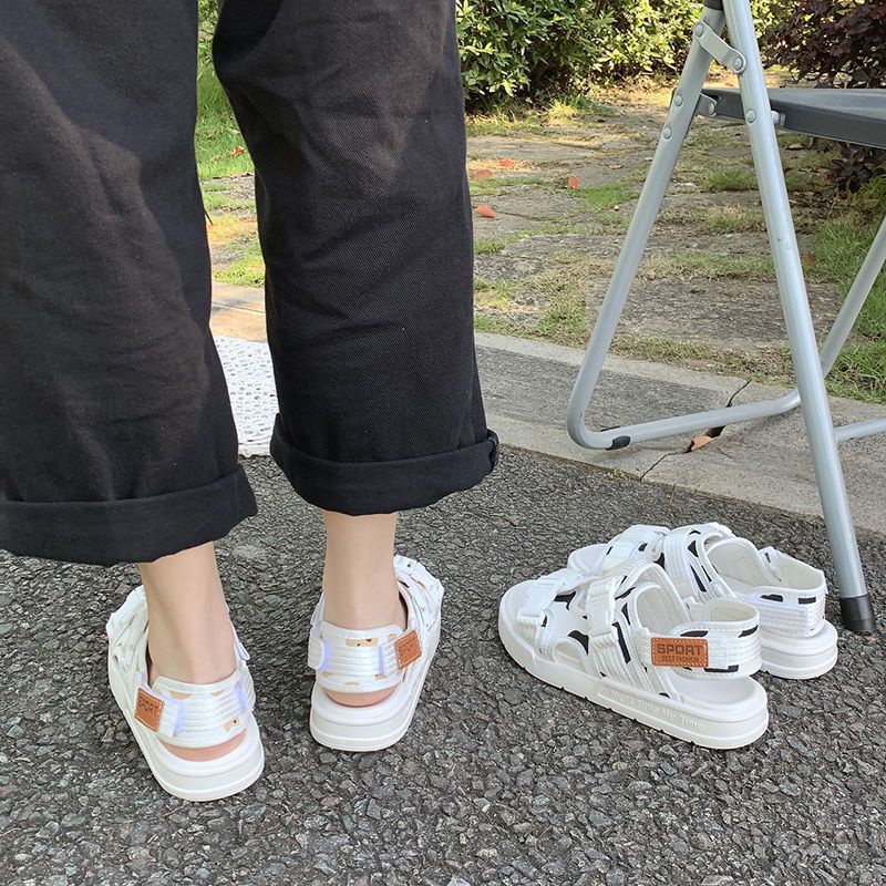 Giày Sandal Đế Dày Thời Trang Dành Cho Nữ