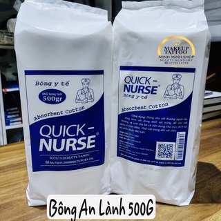 Bông Gòn Y Tế Cao Cấp Cuộn 500G, Bông Y Tế Quick Nurse 500G