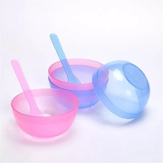 Bộ bát thìa chổi 3 món, 4 món trộn mặt nạ dùng cho cá nhân Spa TMV