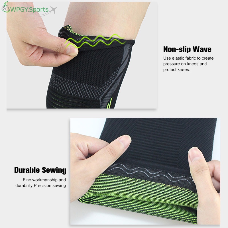 Bộ 2 Băng Đầu Gối Co Giãn Chống Trượt Chuyên Dụng Cho Người Chơi Thể Thao