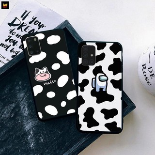 Ốp lưng điện thoại SAMSUNG A31 - A51 - A71 in hình bò sữa ngộ nghĩnh đáng yêu   - Doremistorevn cute