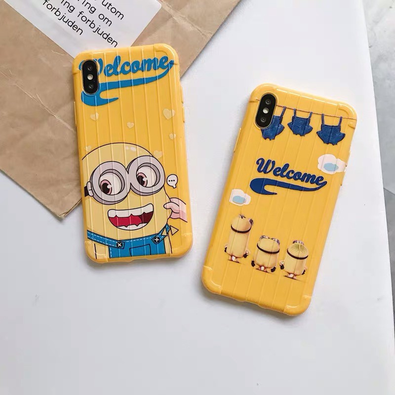 Ốp lưng Iphone FREESHIP 50K MINION mắt bự silicone TPU cho iPhone 6/6s/6plus/6sPlus/7Plus/8Plus/X/Xs