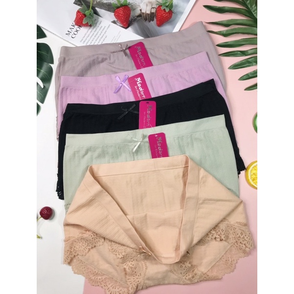 Quần lót nữ Thái Lan chất thun tăm co dãn 4 chiều Size 48-55kg