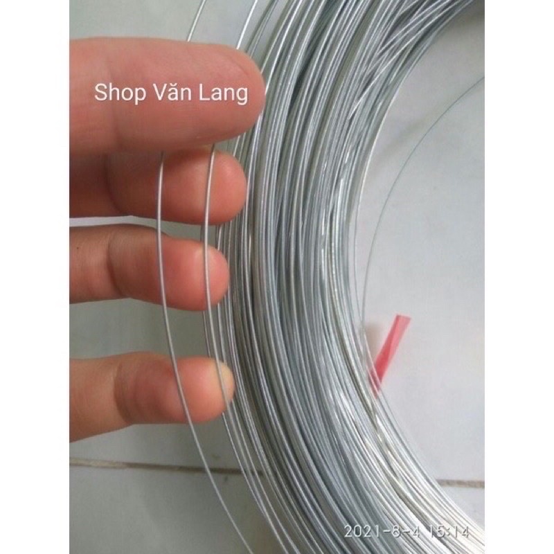 Dây thép mạ kẽm đủ loại 0,5 li, 1 li, 2 li, 3 li, 4,5li hàng đẹp