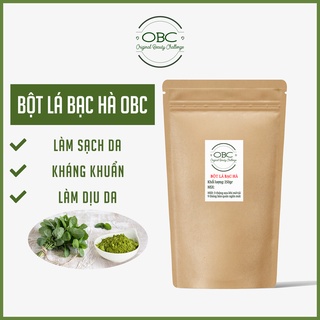 Bột lá bạc hà 100gr nguyên chất loại thường OBC