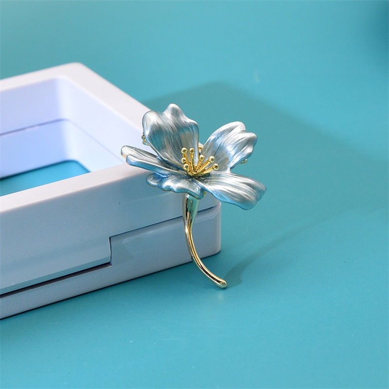 Trâm Cài Áo Hình Hoa Nhỏ Tráng Men Dễ Thương Cho Nữ