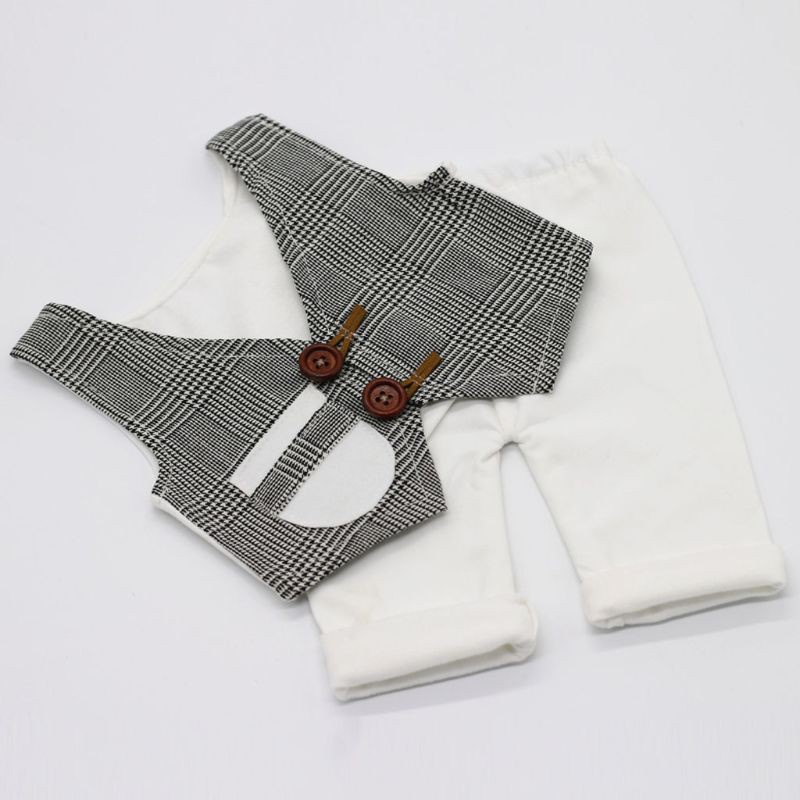 Bộ Áo Vest + Quần Dài Lịch Lãm Cho Bé Trai Chụp Ảnh