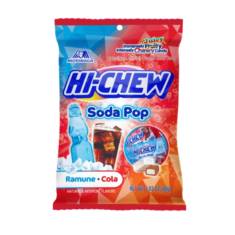 Kẹo mềm morinaga Hi-Chew vị hoa quả, soda,vị chua ngọt 90G