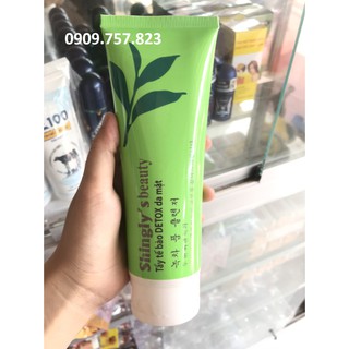 Tẩy tế bào chết trà xanh mặt, body