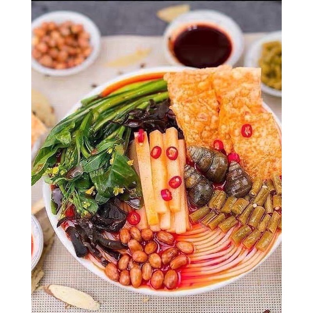 Bún ốc Lý Tử Thất, bún ốc Liễu Châu gói to 335g_ Full topping siêu ngon