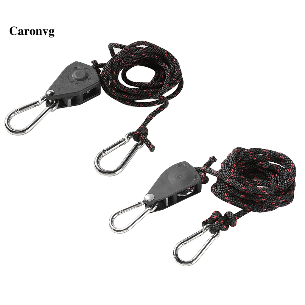 Dây Ròng Rọc Kèm Móc Cố Định Gọn Nhẹ Chuyên Dụng Cho Cắm Trại